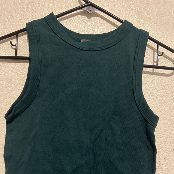 forest green tank top women's - Picture 1 of 2